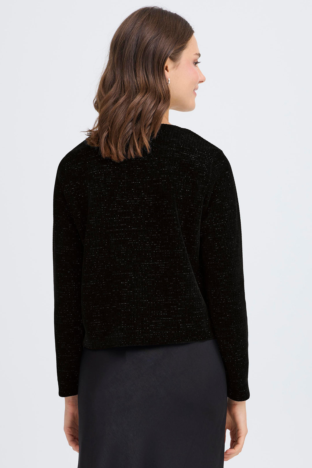 Fransa FRMalaya Meteorite Black Glitter Jacket 20617366 194008