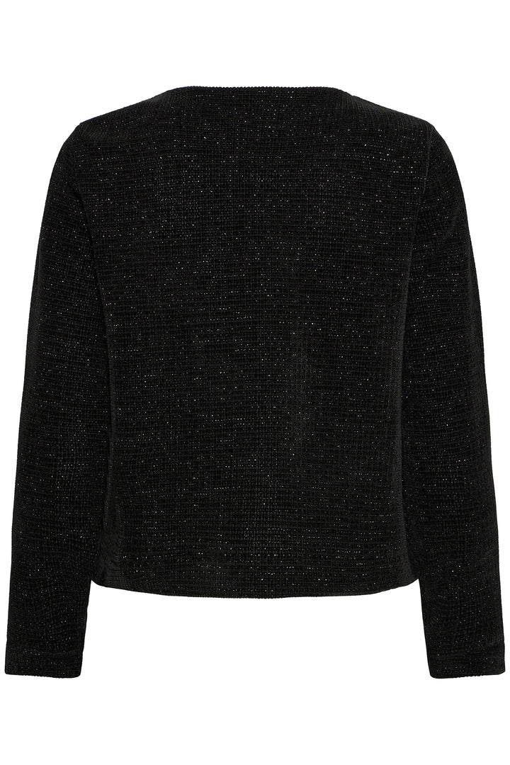 Fransa FRMalaya Meteorite Black Glitter Jacket 20617366 194008