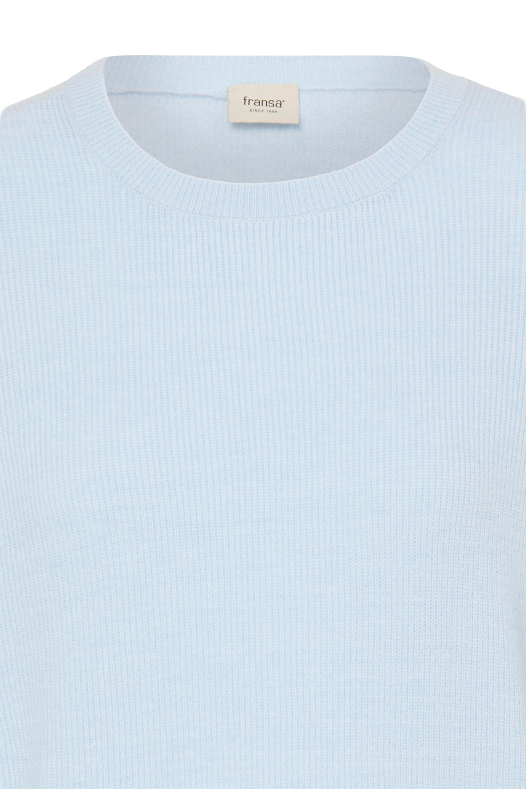 Fransa FRMARIA Ice Water blue jumper at Shirley Allum