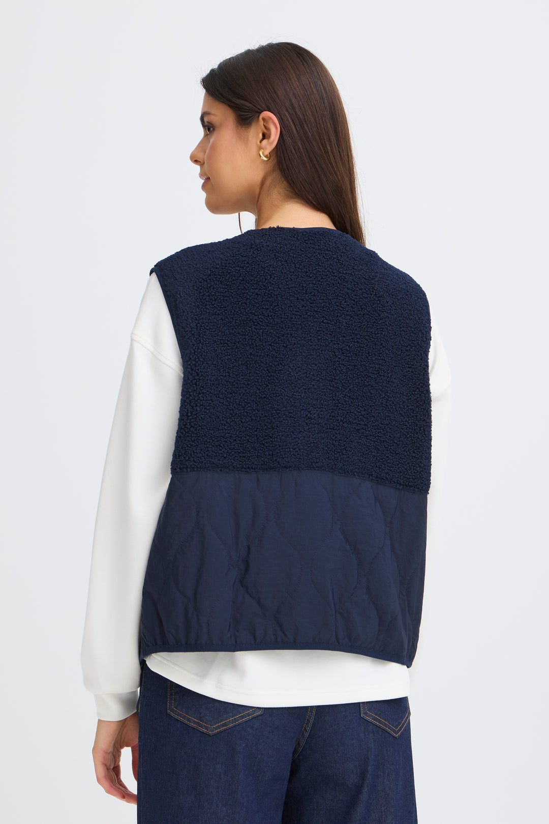 Fransa FRMIKALA 20617373 193923 Navy Blazer Gilet