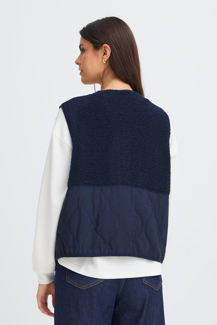 Fransa FRMIKALA 20617373 193923 Navy Blazer Gilet