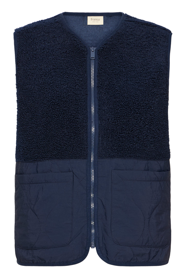 Fransa FRMIKALA 20617373 193923 Navy Blazer Gilet