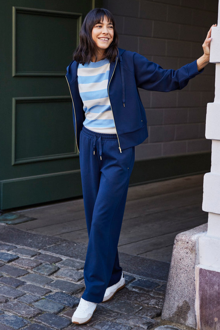Fransa FRPRIYA Navy Blazer Drawstring Trousers 20617504 193923