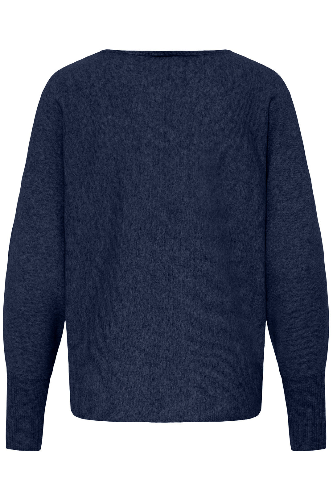 Fransa FRRomina 20617295 1939241 Night Sky Navy Melange Boat Neck Jumper