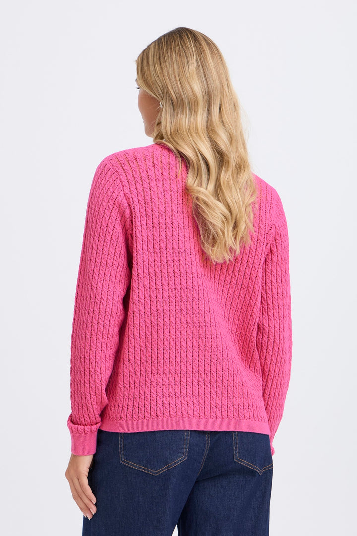 Fransa FRSAMMY Very Berry Pink Jumper 20617510 182336