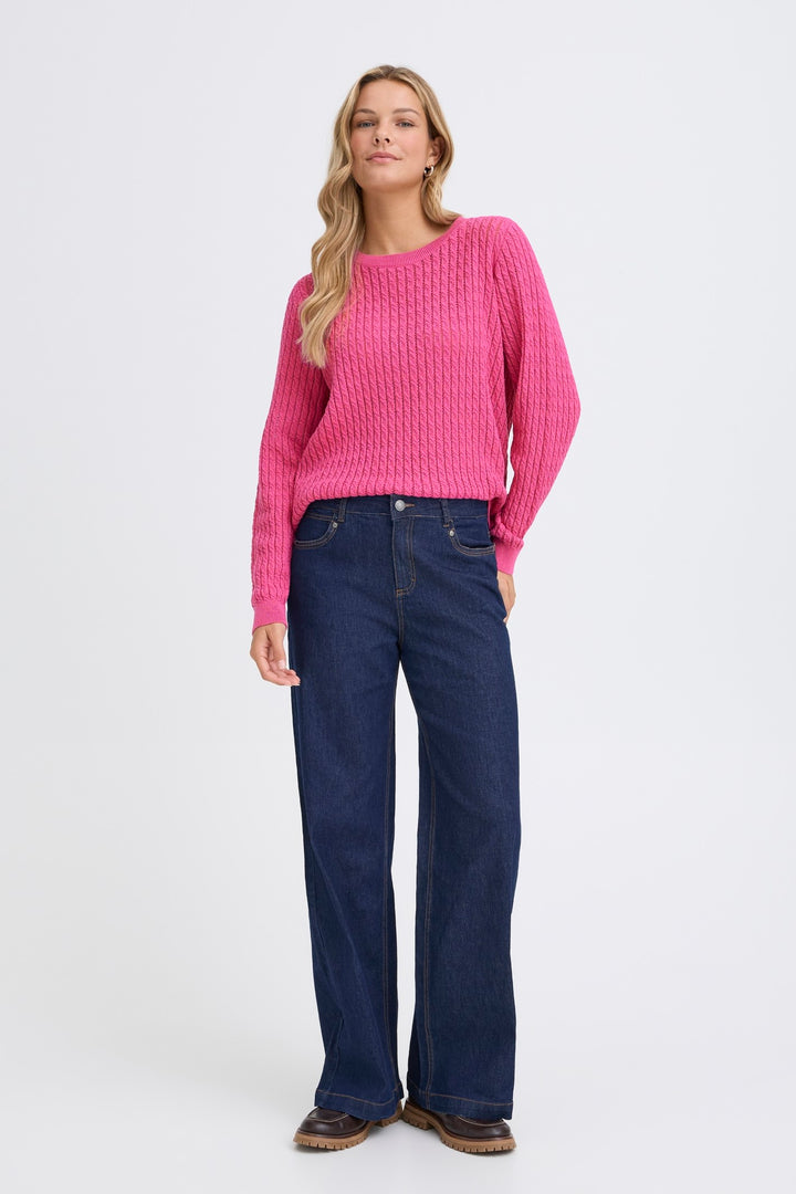 Fransa FRSAMMY Very Berry Pink Jumper 20617510 182336
