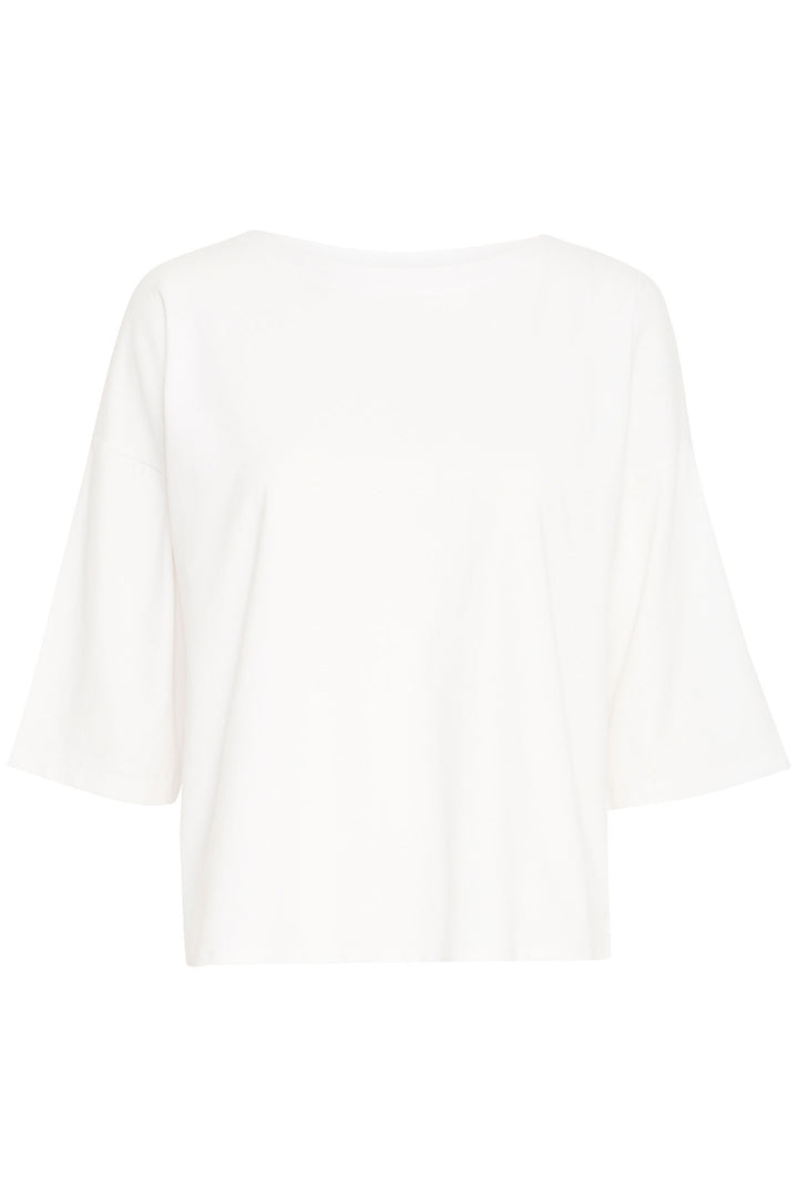 Fransa Frsiva T-shirt Antique White 20614053 110602 - Shirley Allum Boutique
