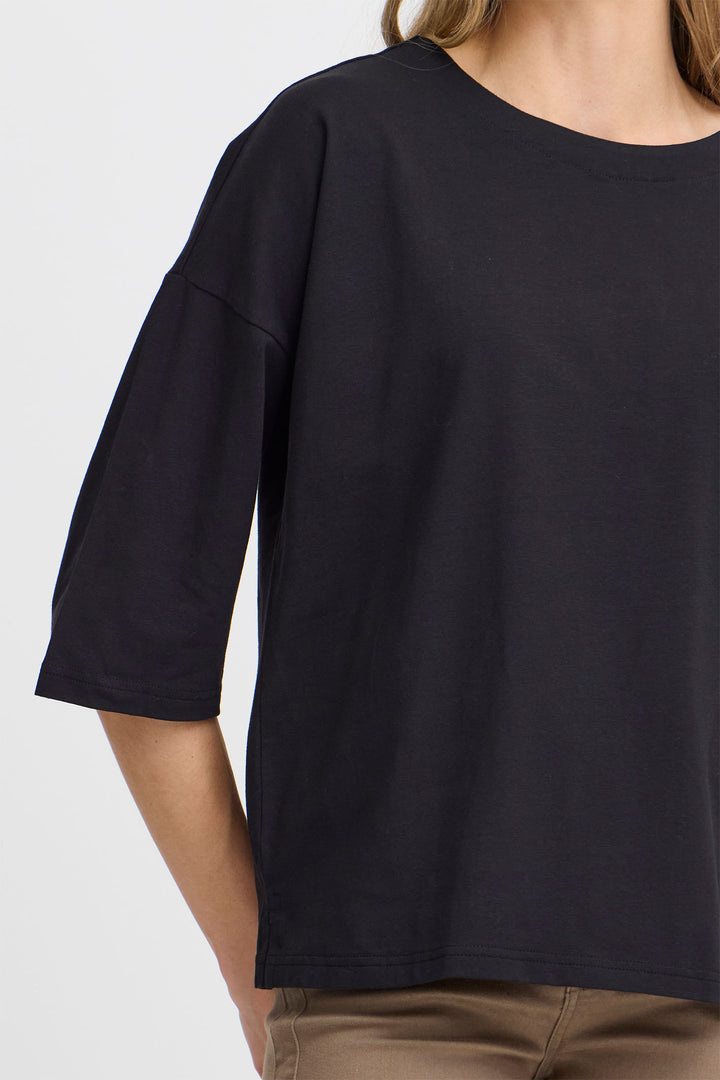 Fransa Frsiva T-shirt Black 20614053 200113 - Shirley Allum Boutique