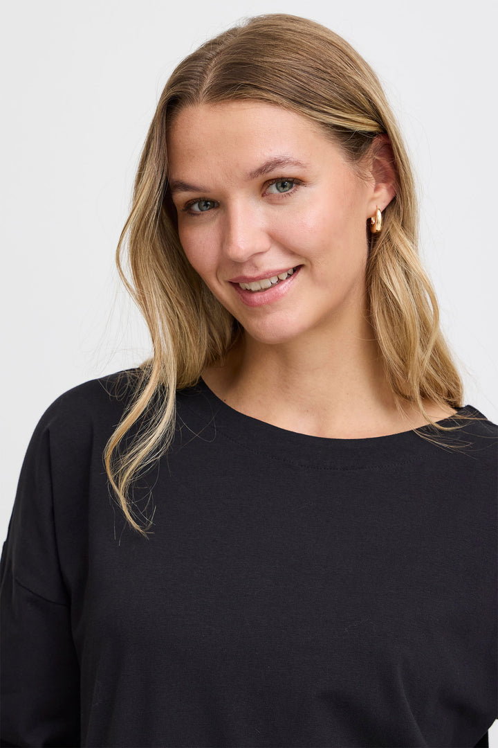Fransa Frsiva T-shirt Black 20614053 200113 - Shirley Allum Boutique