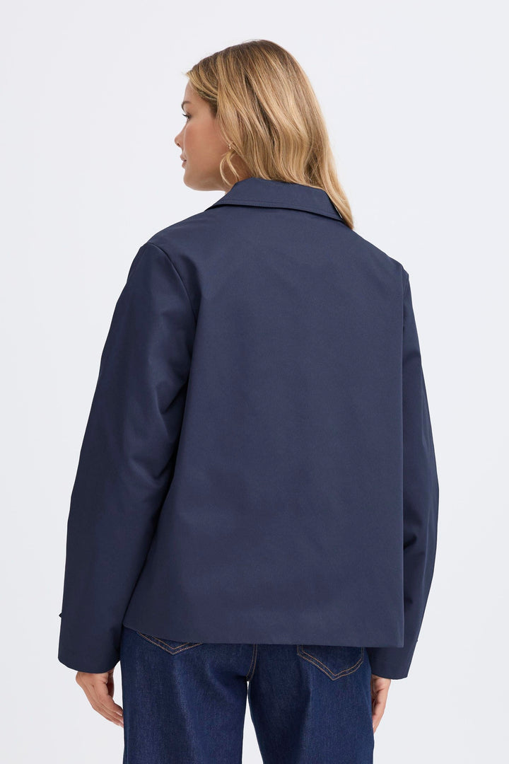 Fransa FRTRINA Navy Blazer Utility Jacket 20617527 193923
