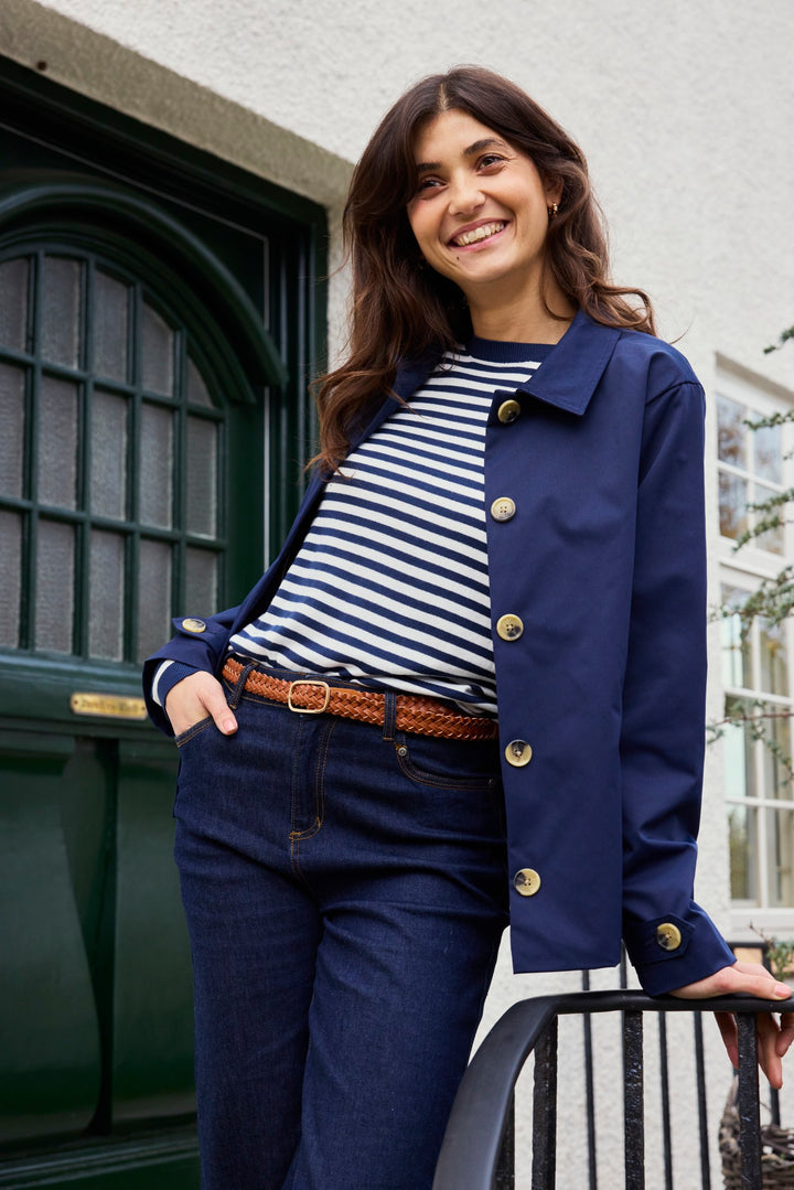 Fransa FRTRINA Navy Blazer Utility Jacket 20617527 193923