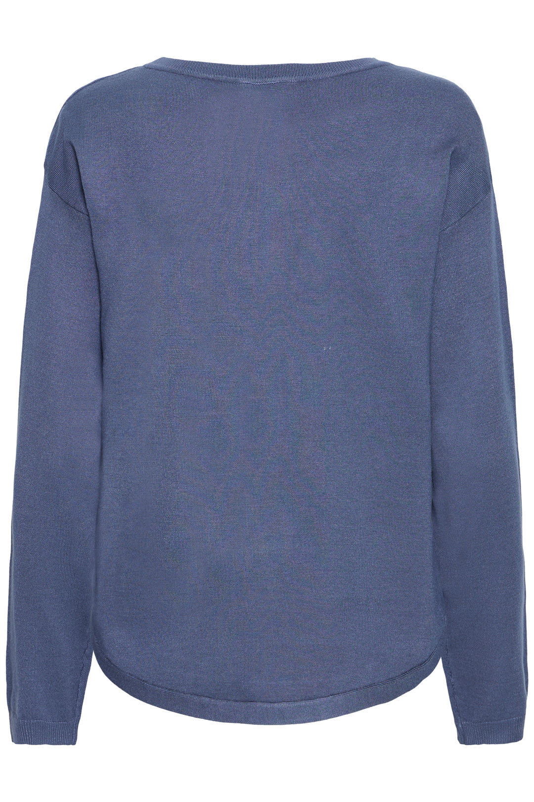 Fransa FRZubasic Bering Sea Blue Boat Neck Stud Shoulder Jumper 20614325 184028