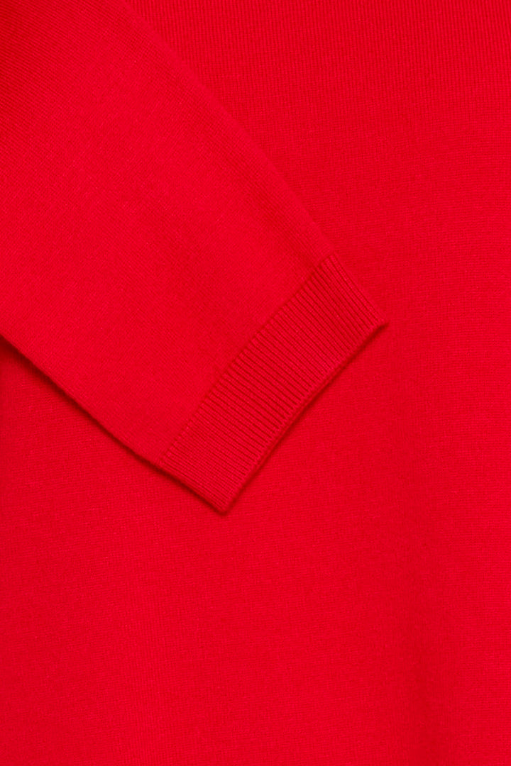 Fransa FRZubasic Mars Red Boat Neck Stud Shoulder Jumper 20614325 181655