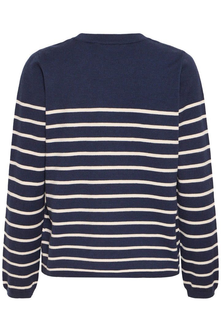 Fransa Jumper FRmelani 13 Navy Blazer Mix 20615295 200119 - Shirley Allum Boutique