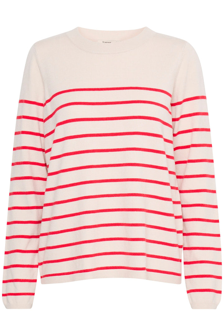 Fransa Jumper FRmelani 13 Poinsettia Mix 20615295 201203 - Shirley Allum Boutique
