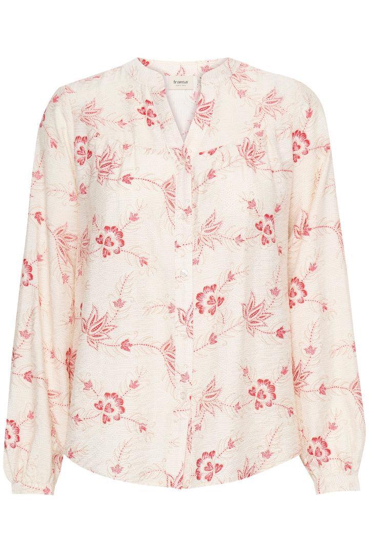 Fransa Shirt FRLela 1 Poinsettia 20615175 - Shirley Allum Boutique