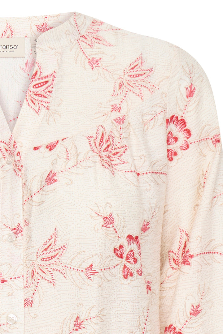 Fransa Shirt FRLela 1 Poinsettia 20615175 - Shirley Allum Boutique