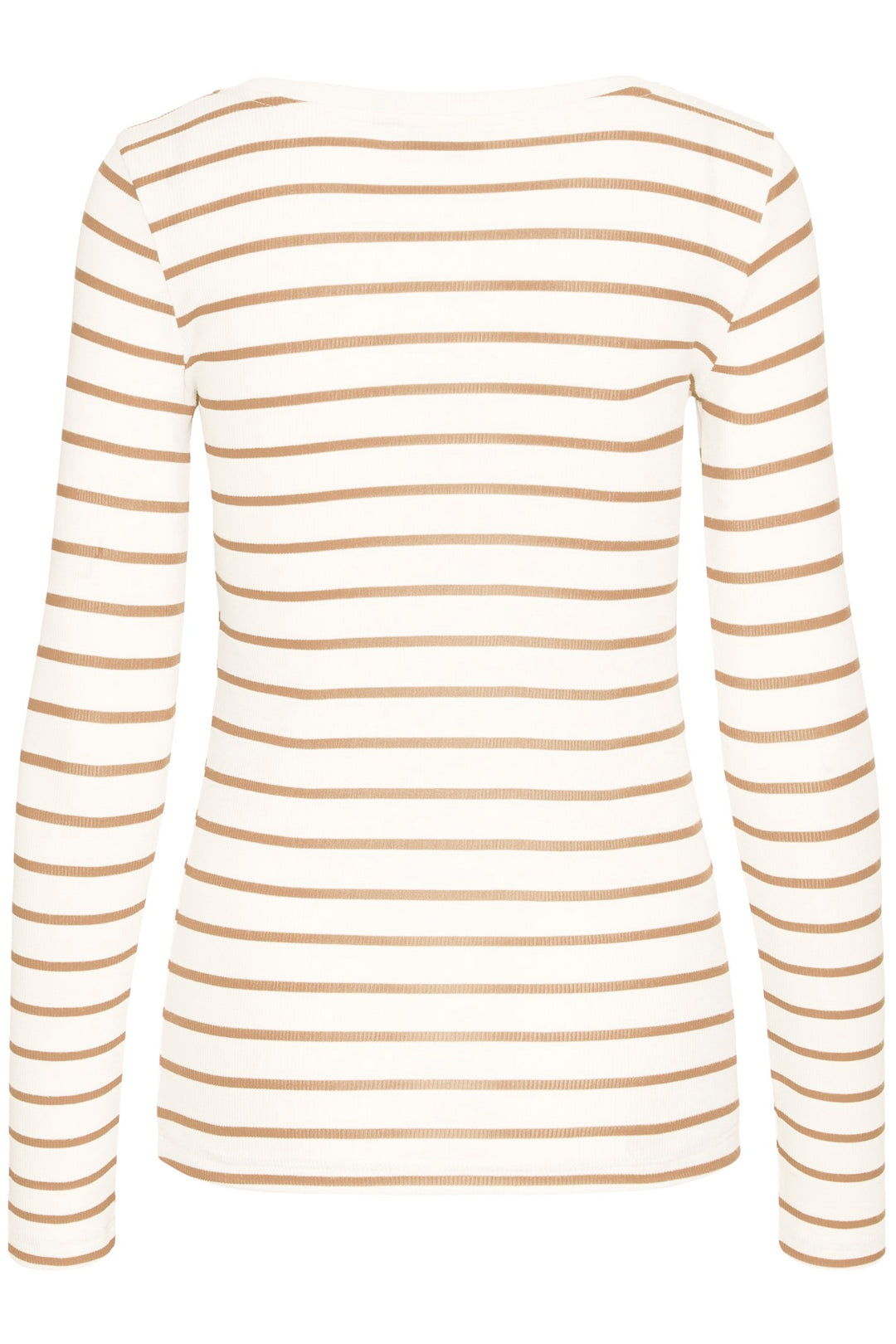 Fransa T-Shirt FRhizamond 33 Striped Cornstalk Mix 20615551 204021 - Shirley Allum Boutique