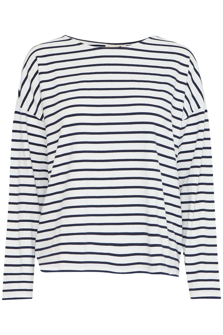 Fransa T-Shirt FRSiva 5 Snow White Mix 20615143 204205 -  Shirley Allum Boutique