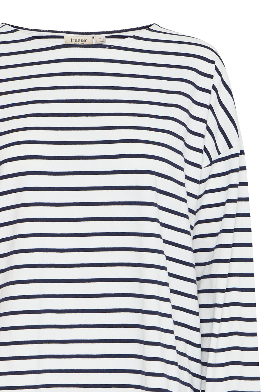 Fransa T-Shirt FRSiva 5 Snow White Mix 20615143 204205 -  Shirley Allum Boutique