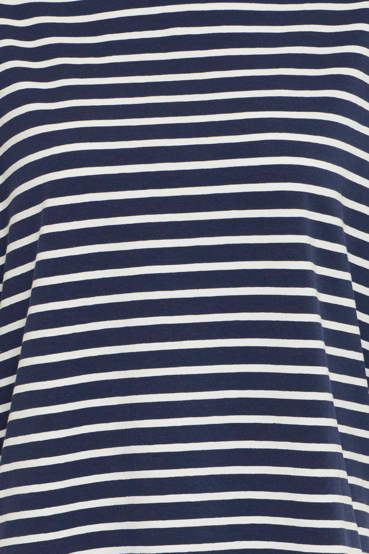 Fransa T-Shirt FRSiva 6 Navy Blazer Mix 20615193 200119 - Shirley Allum Boutique
