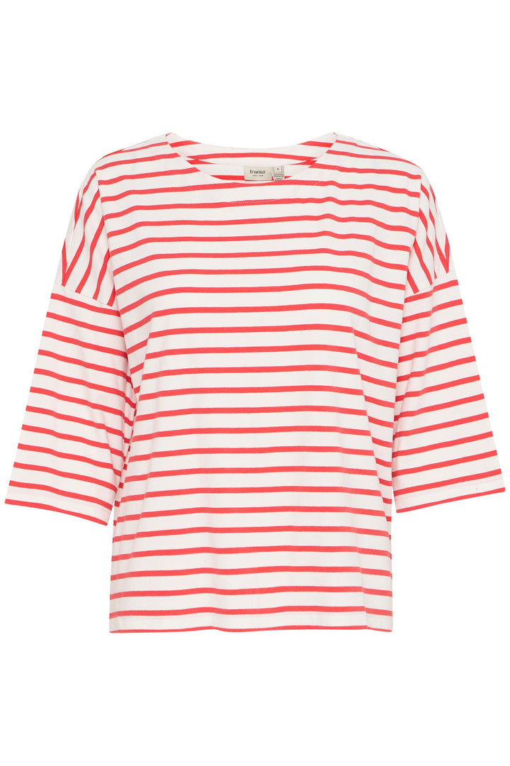 Fransa T-Shirt FRSiva 6 Poinsettia Mix 20615193 201203 - Shirley Allum Boutique