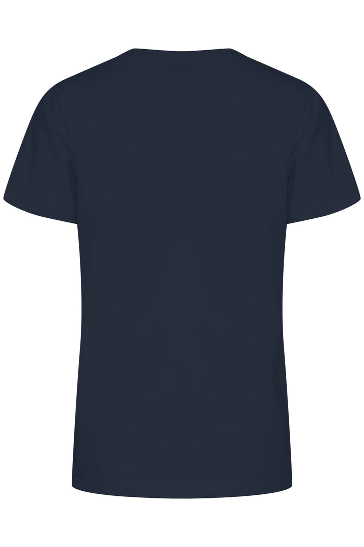Fransa T-Shirt FRZashoulder 1 Dark Peacoat 20605388 60468 - Shirley Allum Boutique