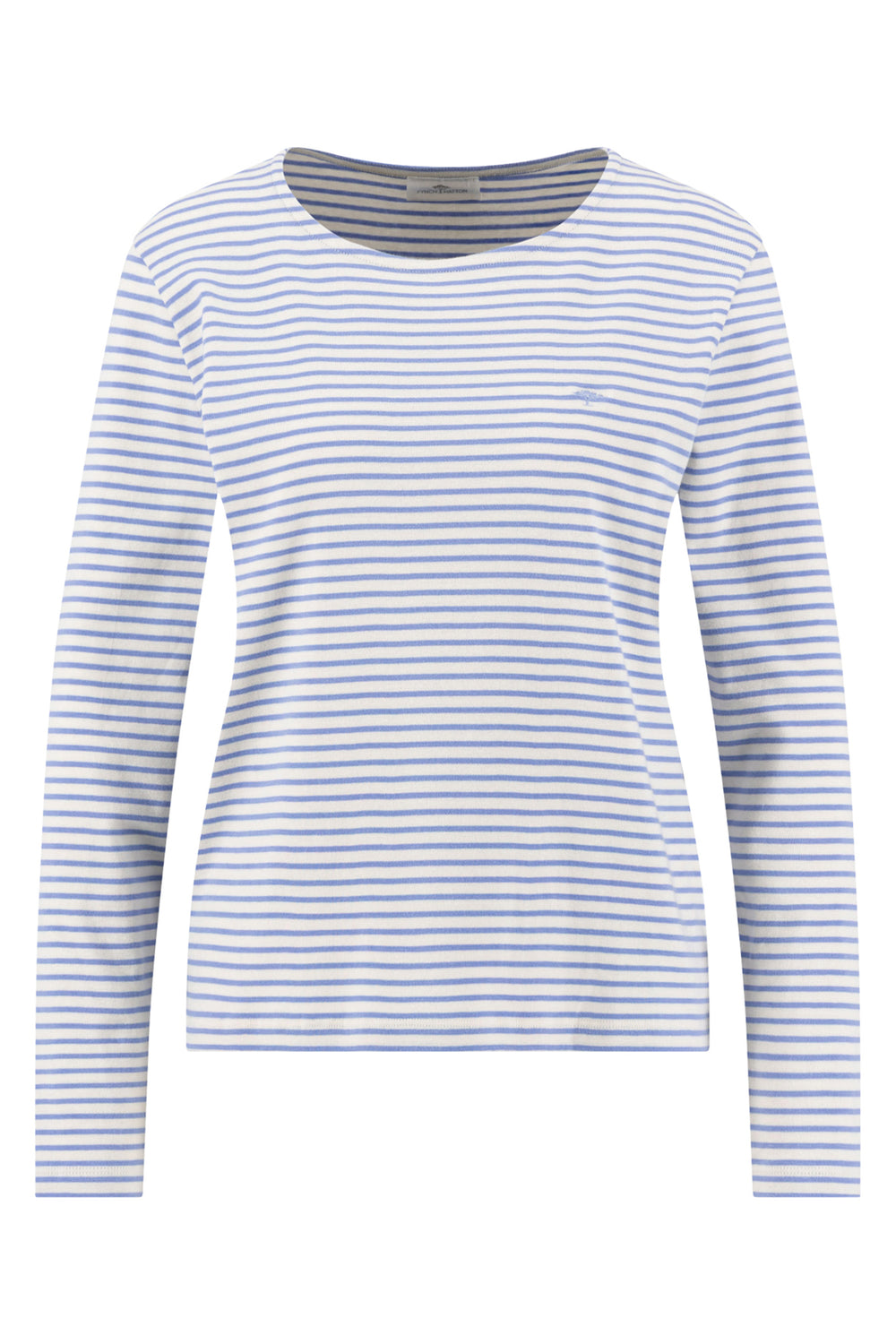 Fynch Hatton fine-stripe top in cornflower blue at Shirley Allum