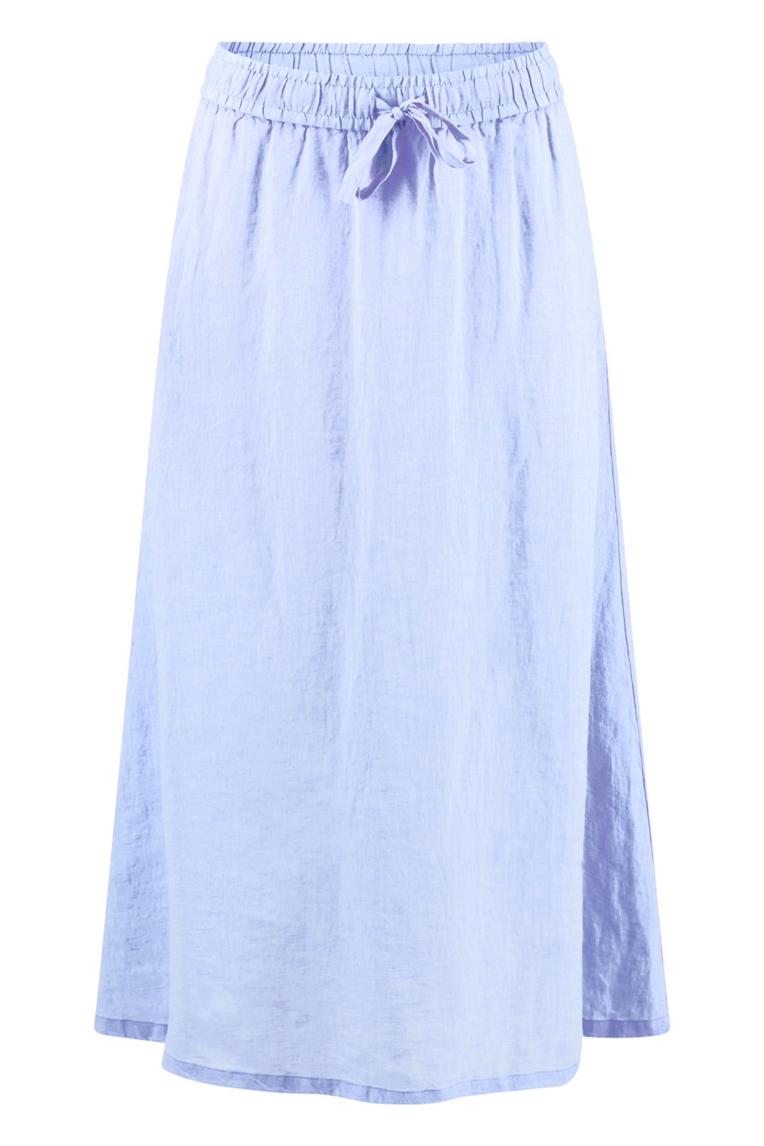 Fynch Hatton linen maxi skirt in cornflower blue at Shirley Allum