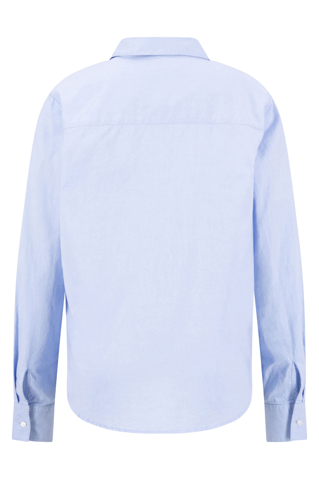 Fynch Hatton plain oxford shirt in cornflower blue at Shirley Allum