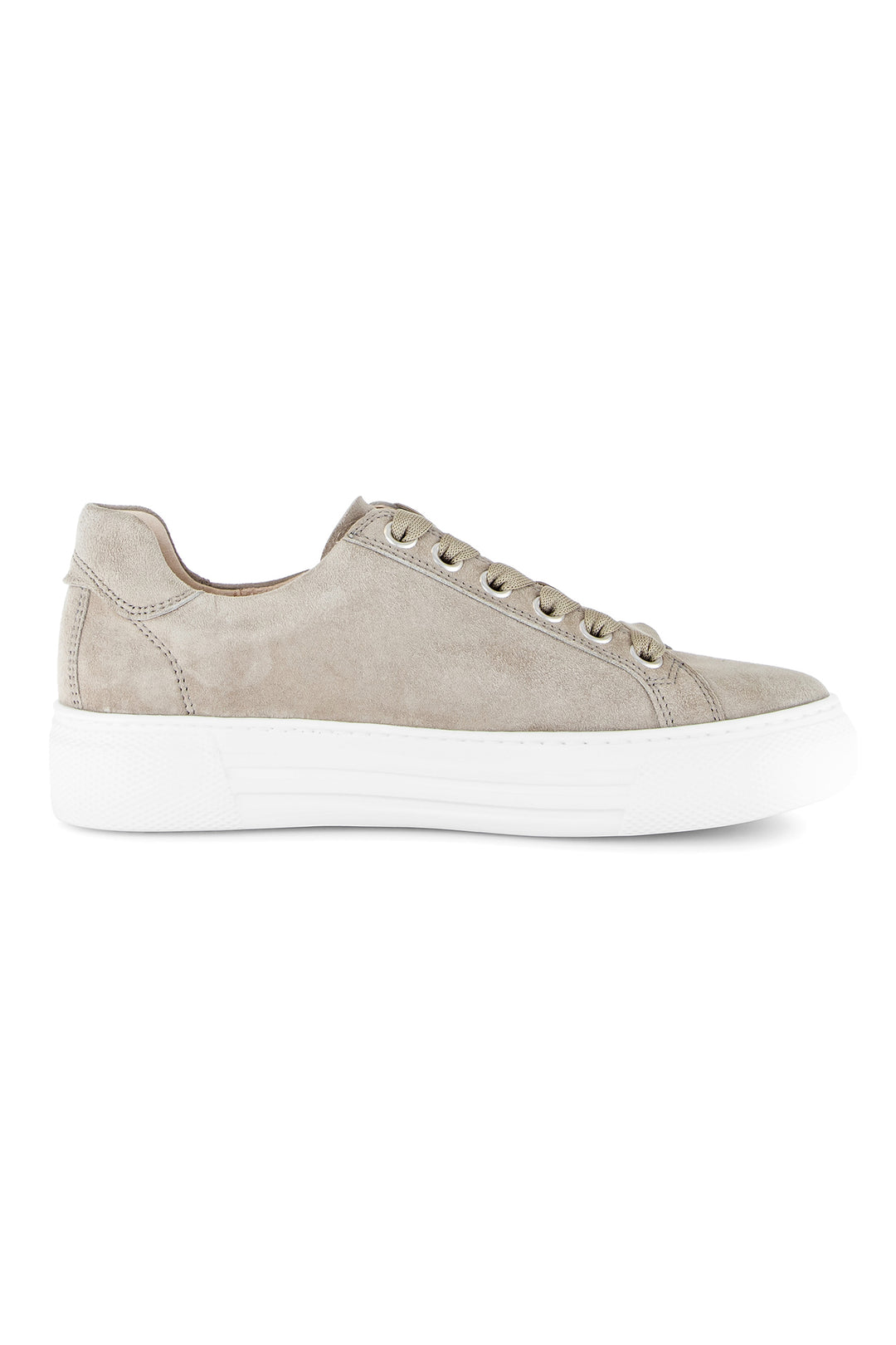 Gabor Campus Sage Green Suede Trainers 86.465.11