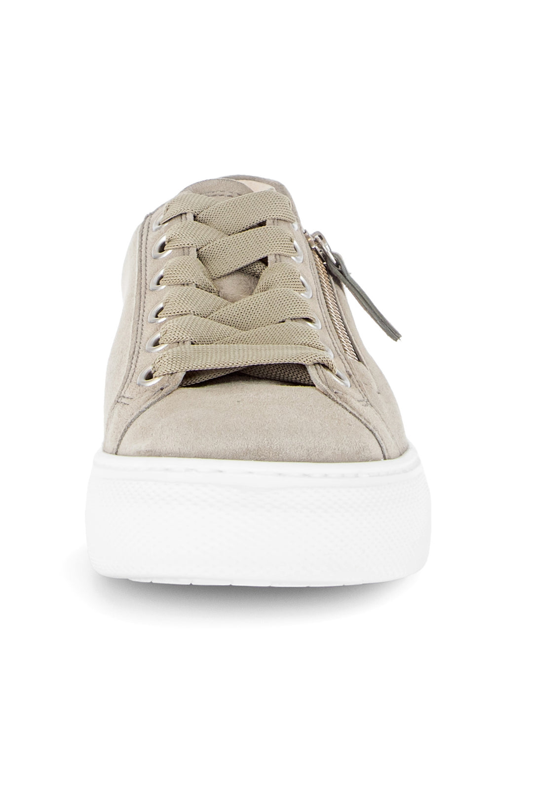 Gabor Campus Sage Green Suede Trainers 86.465.11