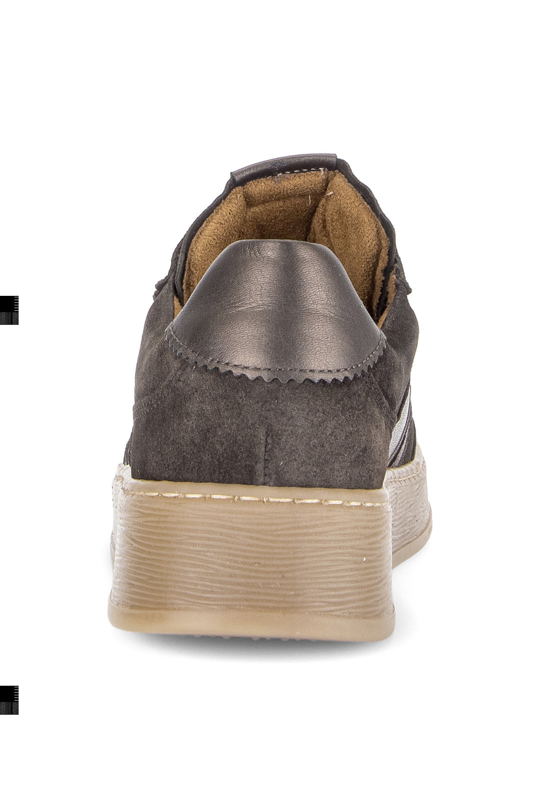 Gabor Dahma Mocha Brown Suede Trainer 6018.01.009, back view