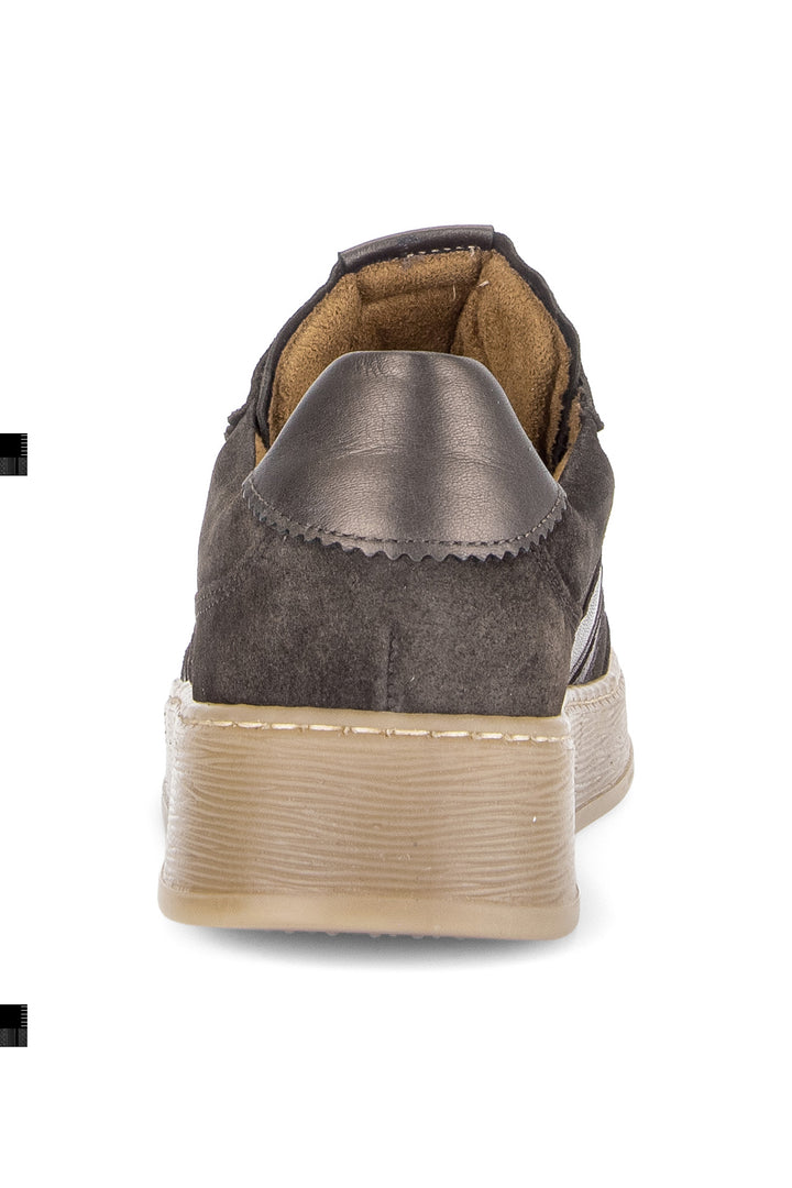 Gabor Dahma Mocha Brown Suede Trainer 6018.01.009, back view