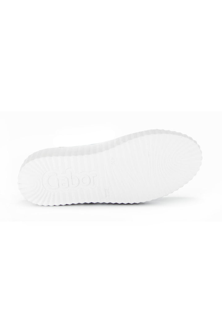 Gabor Dolly Trainer White Leather 63.200.21 - Shirley Allum Boutique