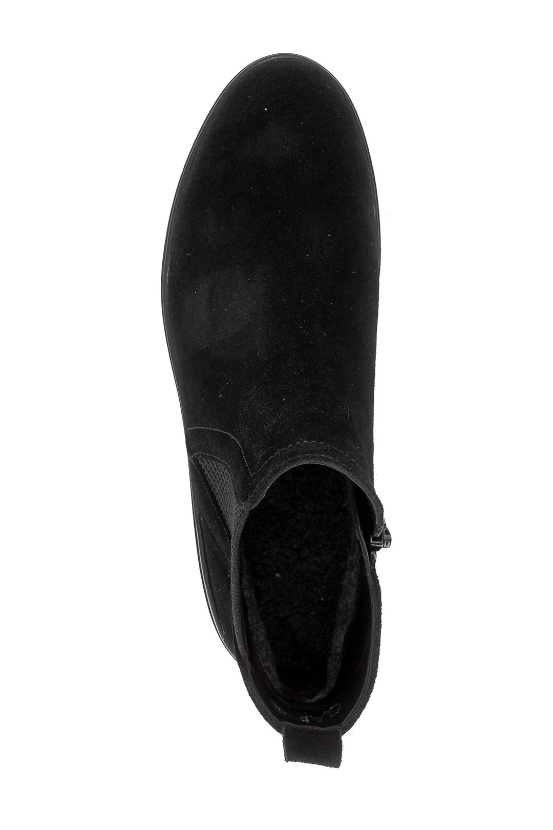 Gabor Dublin Black Suede Boots 8015.01.002, side view