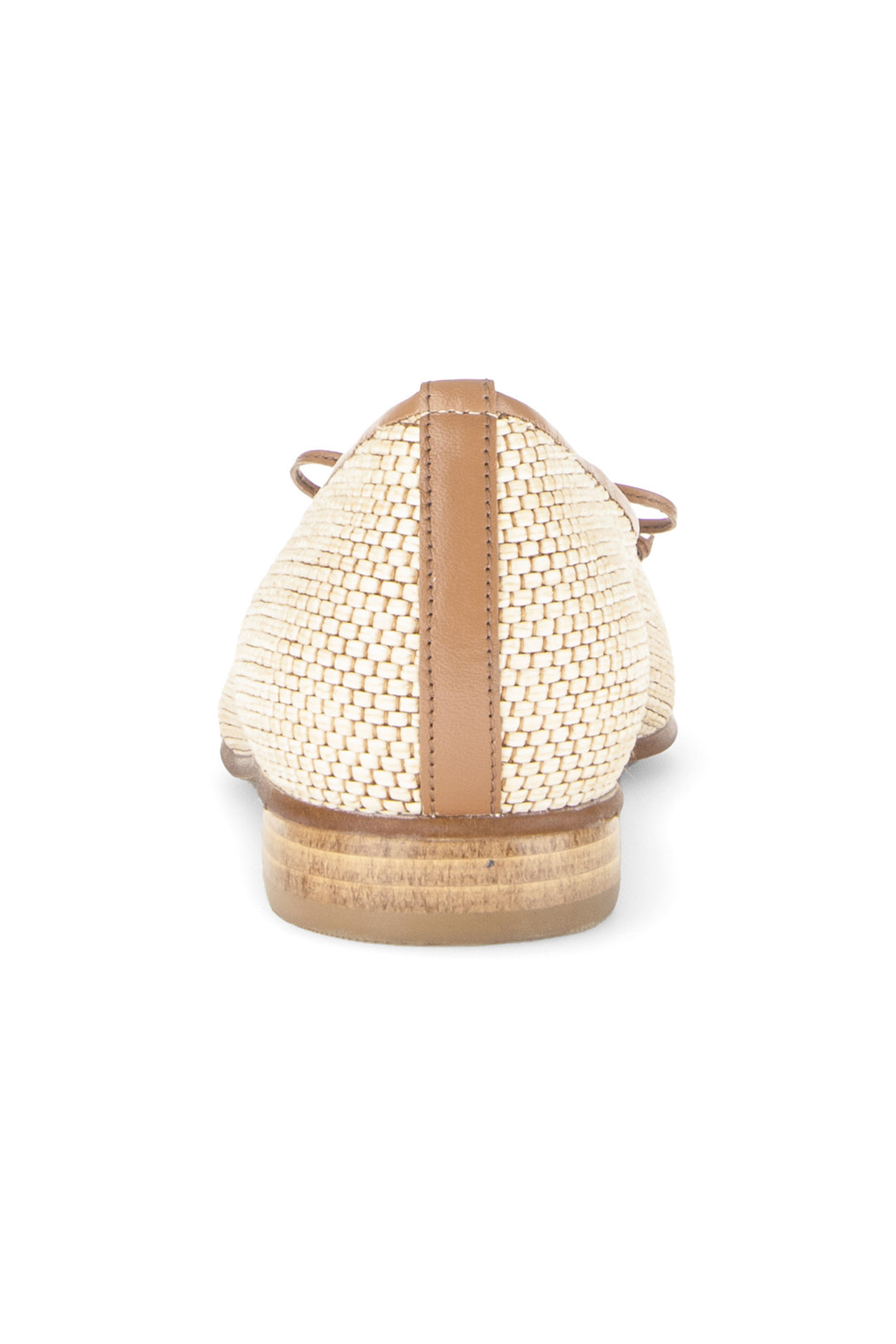 Gabor Dulford Natural Brown Ballerina Shoes 85.102.48