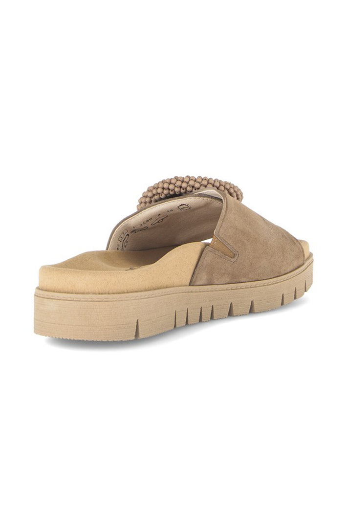 Gabor Everly Peanut Brown Suede Sandal 83.745.18