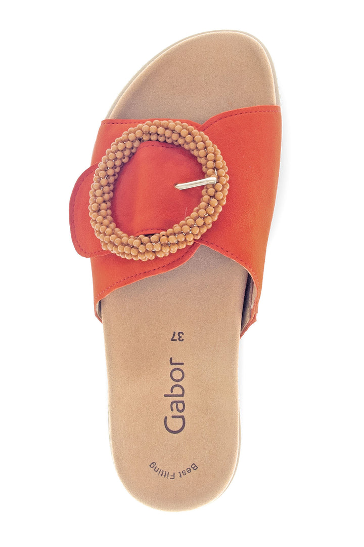 Gabor Everly Sandal Pumpkin Orange 63.745.15 - Shirley Allum Boutique
