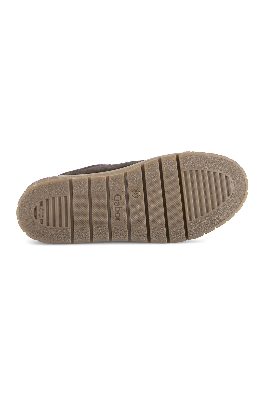 Gabor Ferry Mocha Brown Suede Trainer 6017.03.005, three-quarter view