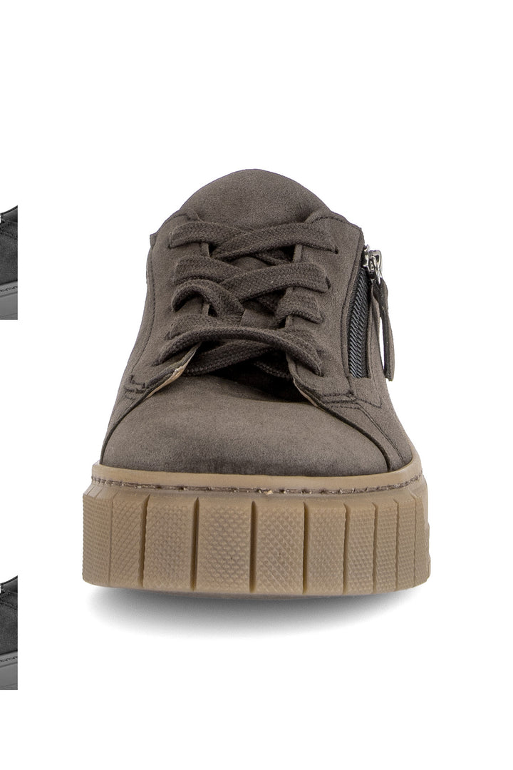 Gabor Ferry Mocha Brown Suede Trainer 6017.03.005, detail view