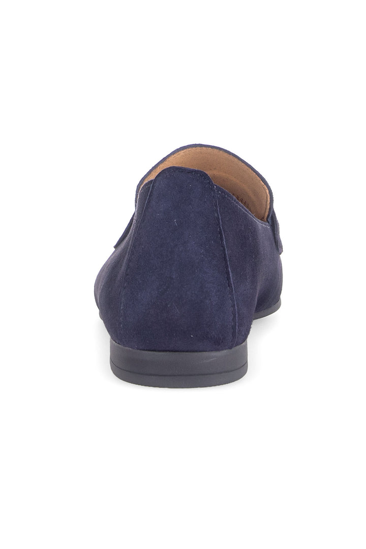 Gabor Jackie Loafer Blue Suede 65.210.16 - Shirley Allum Boutique