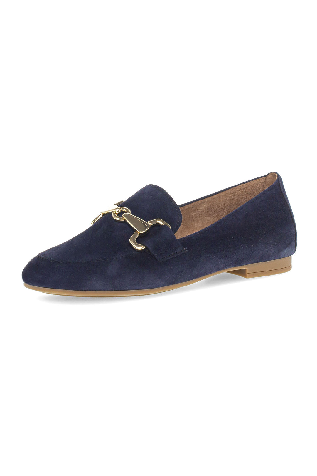 Gabor Jangle Loafer Shoe Atlantic Blue Leather 65.211.36 - Shirley Allum Boutique