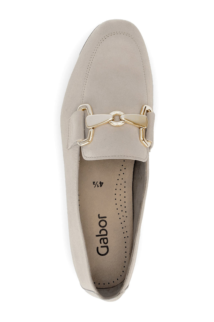Gabor Jangle Loafer Shoe Oak Leather 65.211.12 - Shirley Allum Boutique