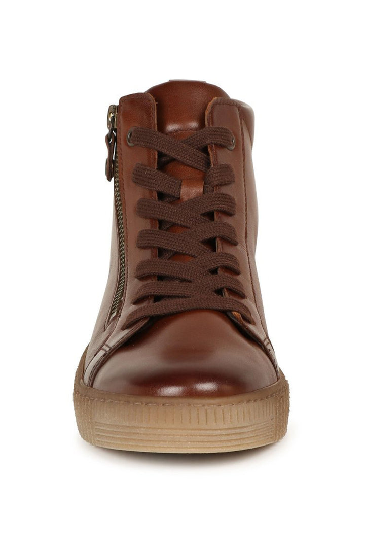Gabor Lake 73.730.24 Saddle Brown Leather Ankle Boots - Shirley Allum Boutique