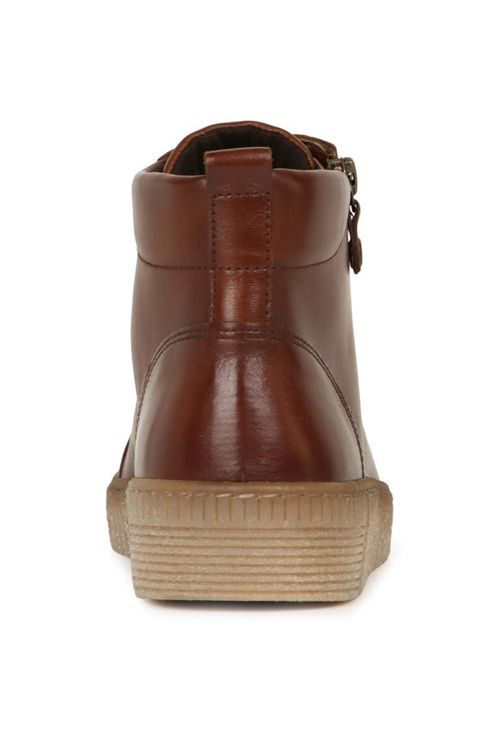 Gabor Lake 73.730.24 Saddle Brown Leather Ankle Boots - Shirley Allum Boutique