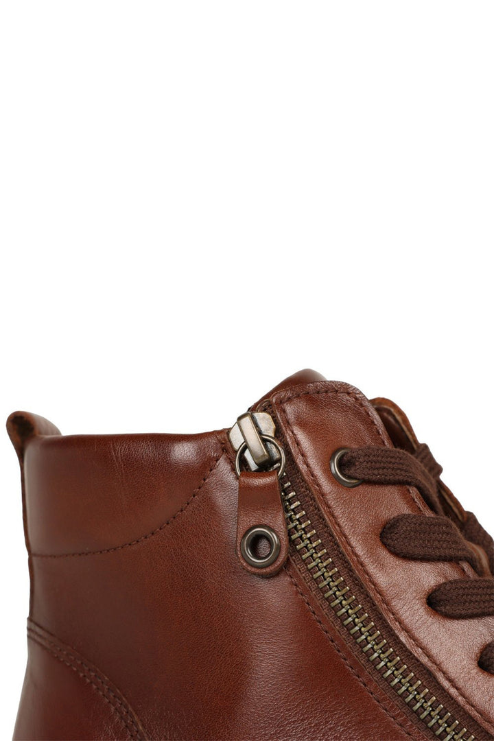 Gabor Lake 73.730.24 Saddle Brown Leather Ankle Boots - Shirley Allum Boutique