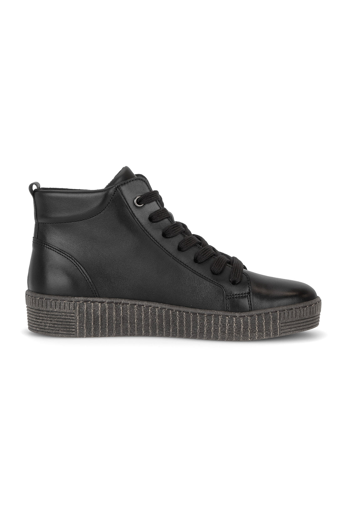 Gabor Lake Black Leather Boots 8013.01.003, sole view