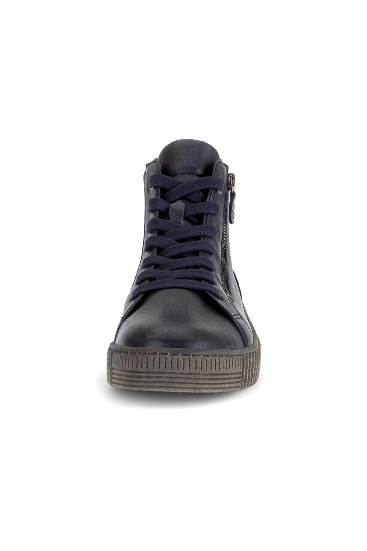Gabor Lake Navy Leather Boots 8013.01.005, detail view