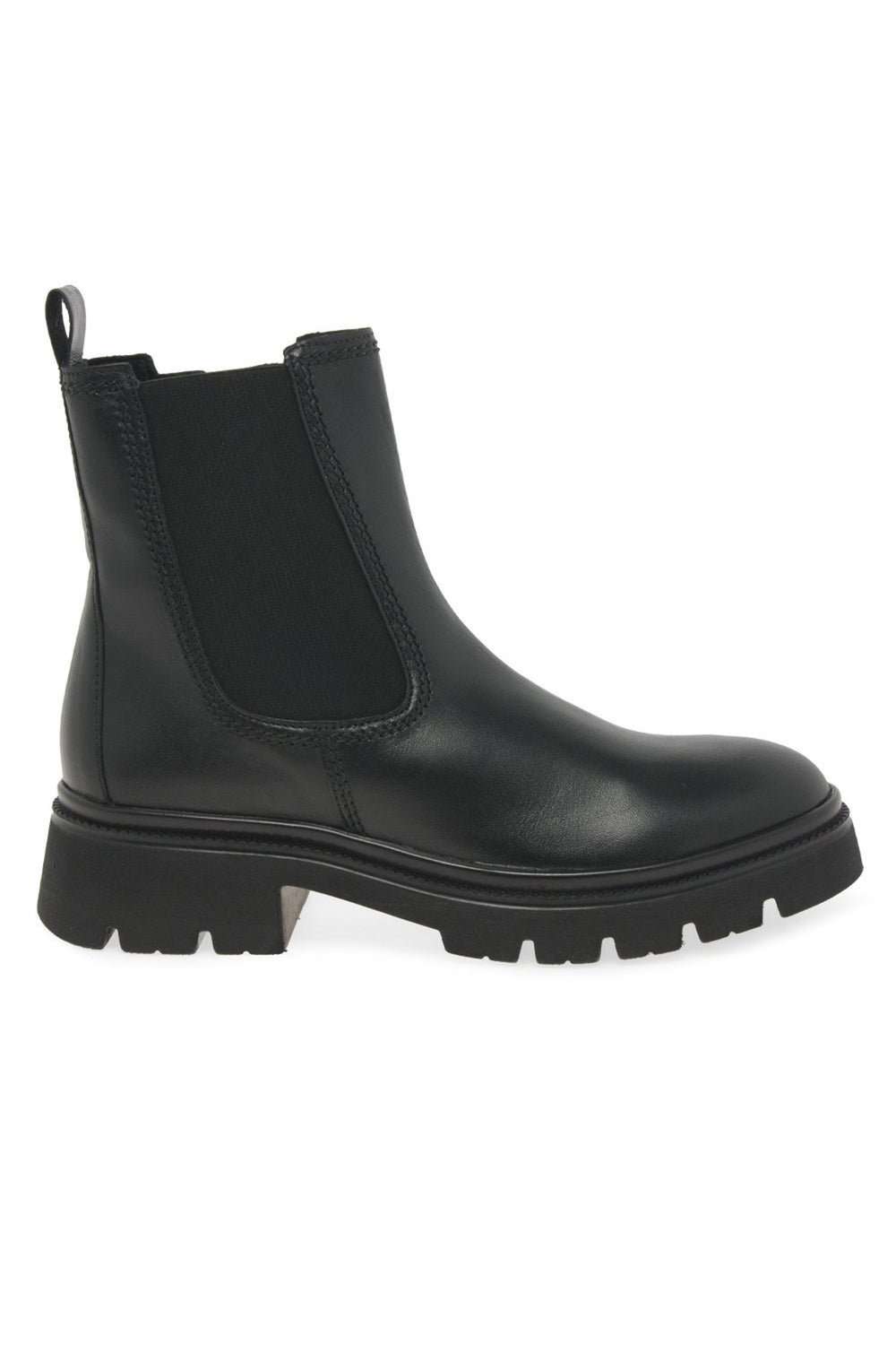 Gabor Marissa 71.850.27 Black Leather Ankle Chelsea Boots - Shirley Allum Boutique